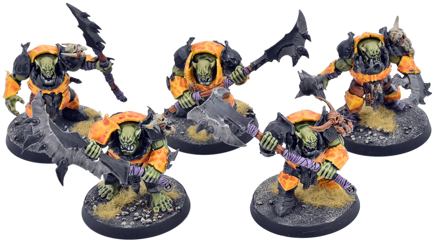 ORRUK WARCLANS 5 Orruk Brutes #1 WELL PAINTED Warhammer Sigmar 1527