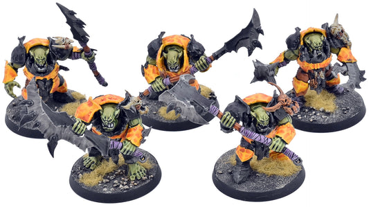 ORRUK WARCLANS 5 Orruk Brutes #1 WELL PAINTED Warhammer Sigmar 1527