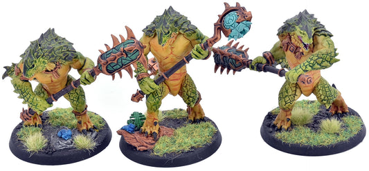 SERAPHON 3 Kroxigor #2 WELL PAINTED Warhammer Sigmar 1558