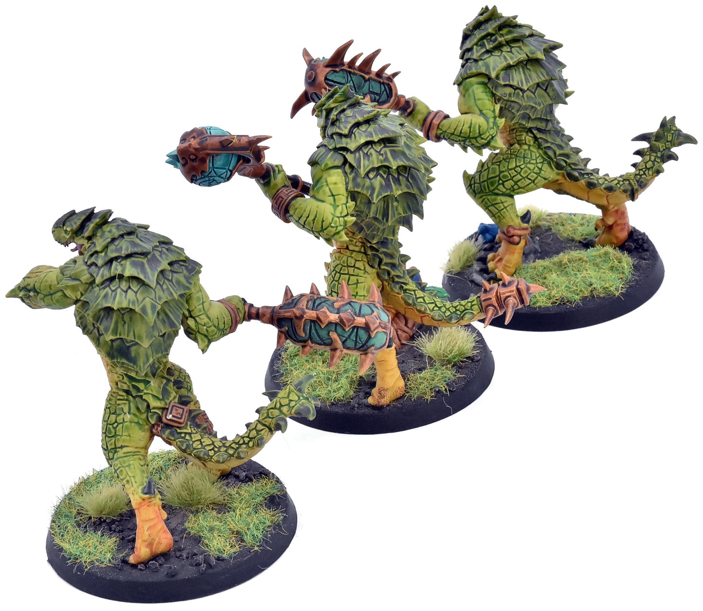 SERAPHON 3 Kroxigor #2 WELL PAINTED Warhammer Sigmar 1558