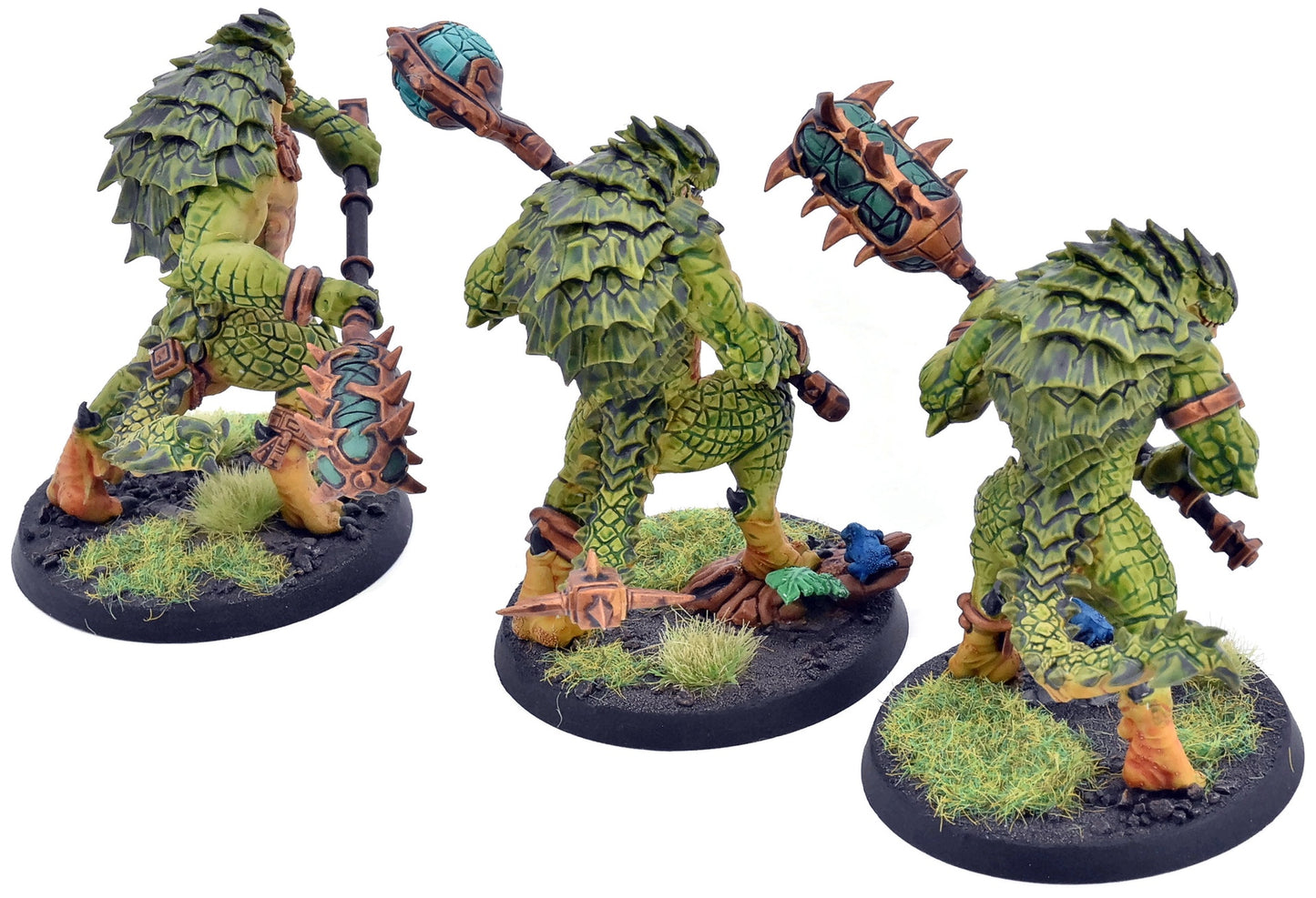SERAPHON 3 Kroxigor #2 WELL PAINTED Warhammer Sigmar 1558