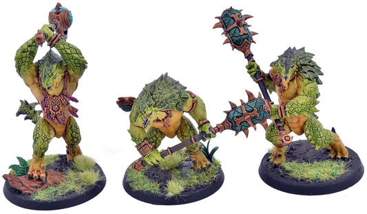 SERAPHON 3 Kroxigor #1 WELL PAINTED Warhammer Sigmar 1565