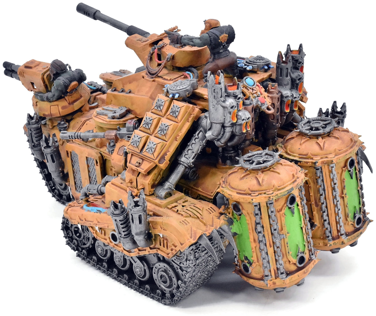 ORKS Battlewagon #1 CONVERTED WELL PAINTED Warhammer 40K 1619