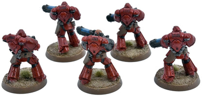 SPACE MARINES 5 Hellblasters #1 Warhammer 40K WELL PAINTED 5339