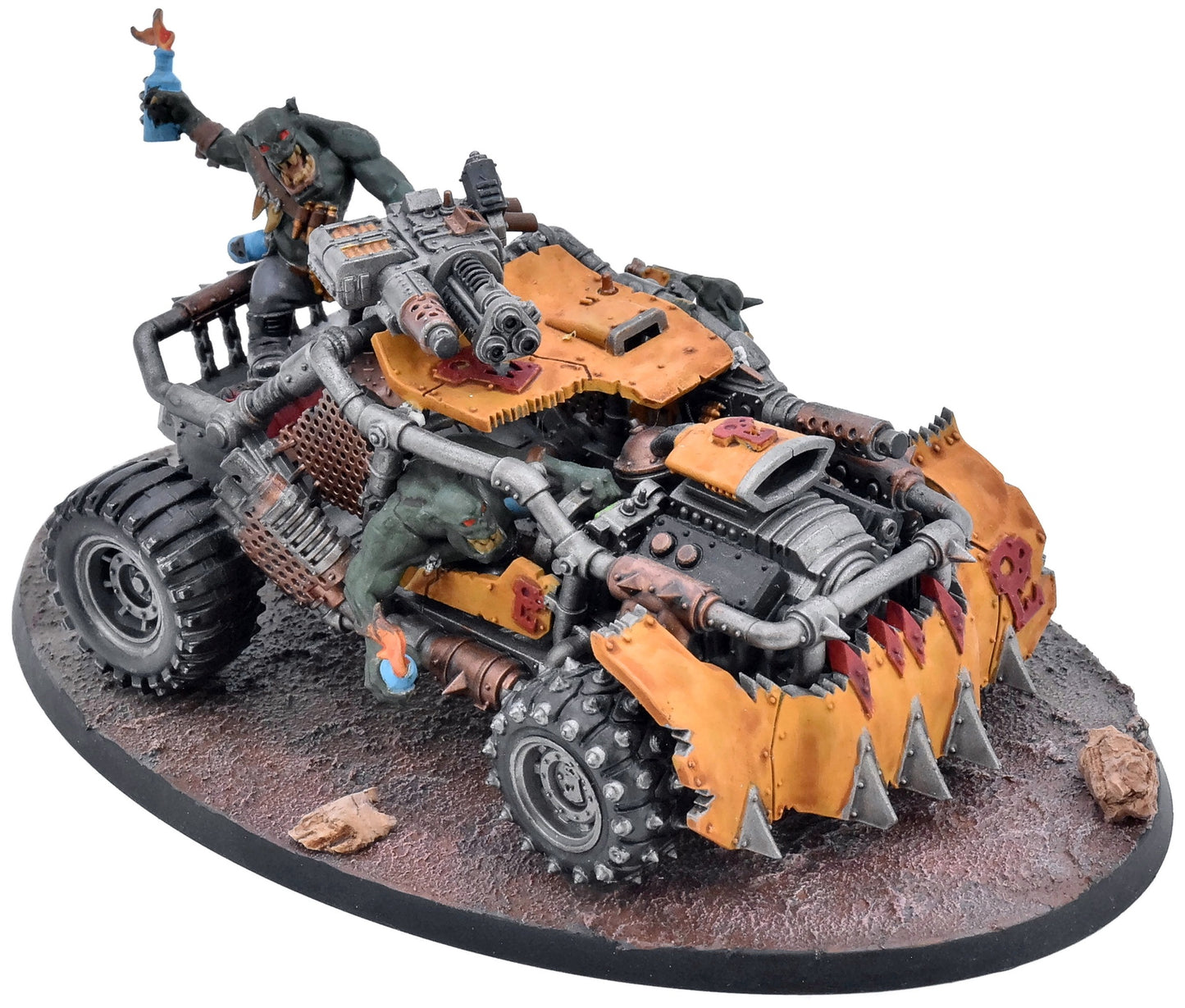 ORKS Boomdakka Snazzwagon #1 WELL PAINTED Warhammer 40K 1657