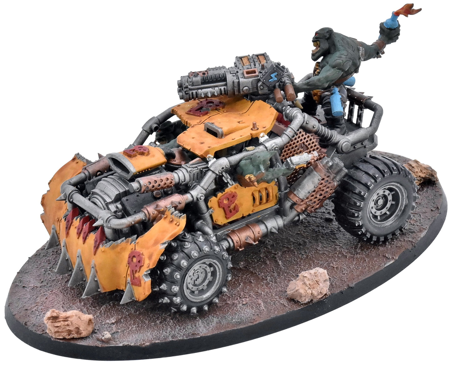 ORKS Boomdakka Snazzwagon #1 WELL PAINTED Warhammer 40K 1657