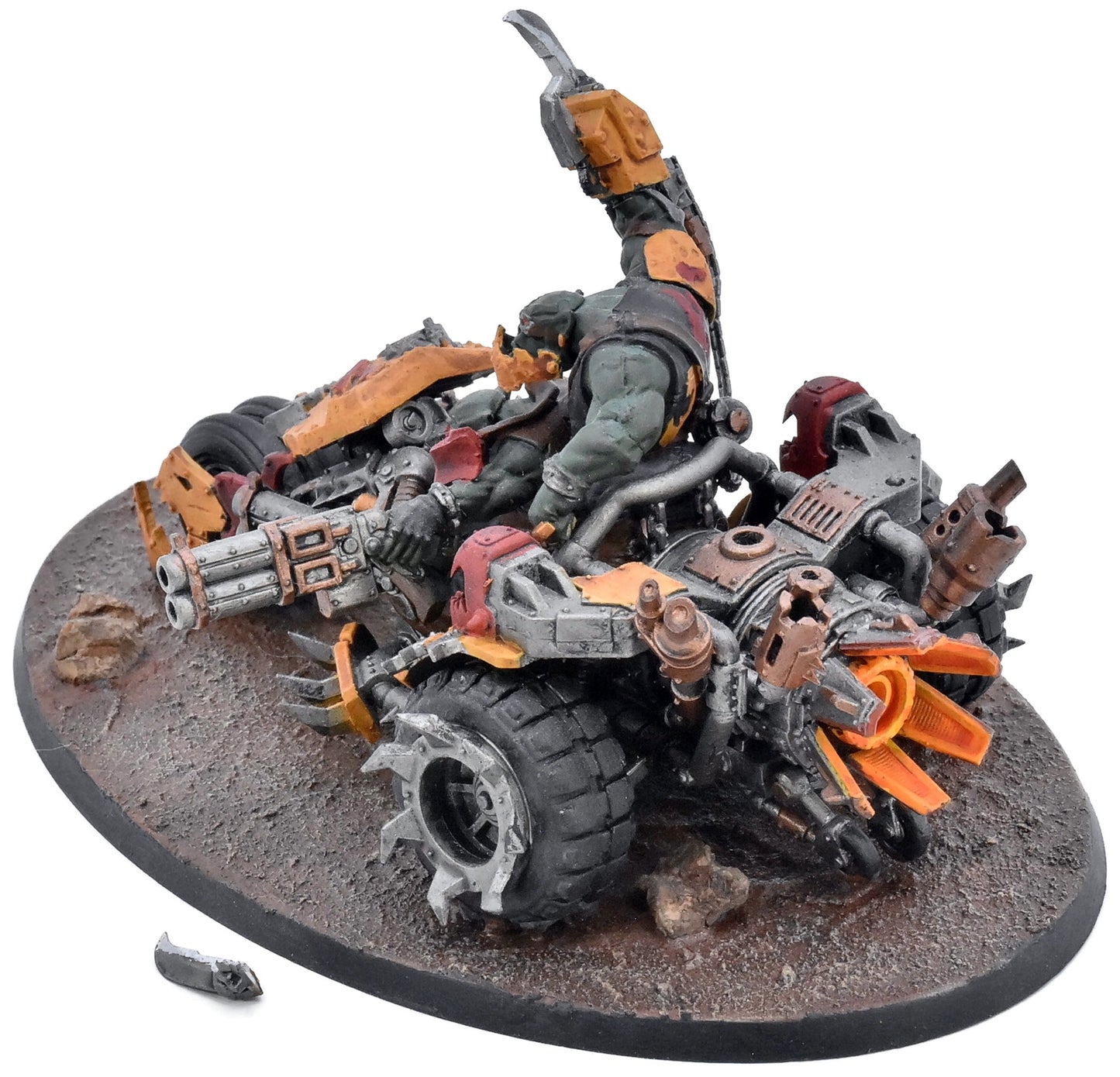 ORKS Deffkilla Wartrike #1 WELL PAINTED Warhammer 40K 1718