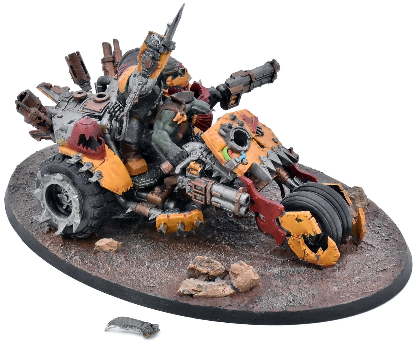ORKS Deffkilla Wartrike #1 WELL PAINTED Warhammer 40K 1718