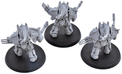 LEGIO CUSTODES 3 Aquilon Terminators With Infernus Firepiker #1 6307