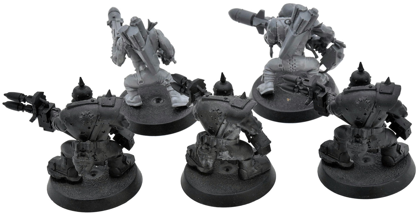 ORKS 5 Tankbustas #3 Warhammer 40K 1749 Converted