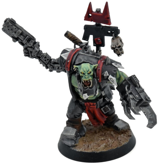 ORKS Nob #1 WELL PAINTED Warhammer 40K 1770