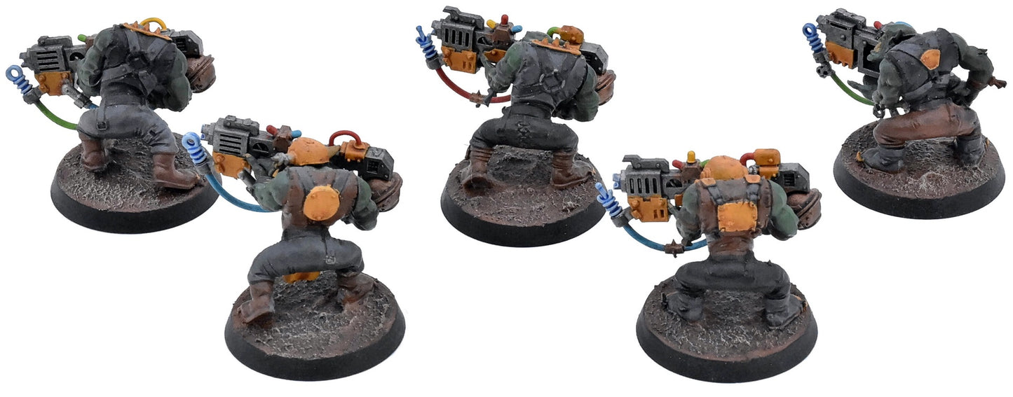 ORKS 5 Tank Bustas #2 Warhammer 40K 1817 Burna converted