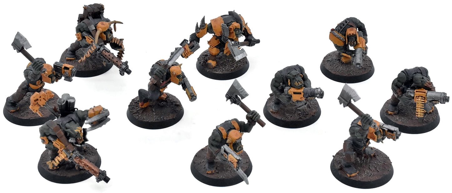 ORKS 10 Ork Boyz #3 Warhammer 40K 1800