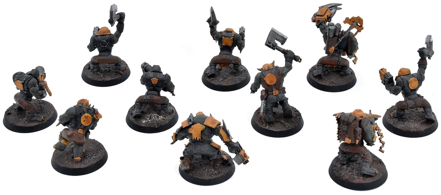 ORKS 10 Ork Boyz #3 Warhammer 40K 1800