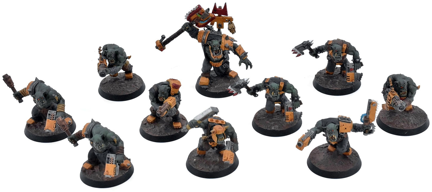 ORKS 10 Ork Boyz #4 Warhammer 40K 1800