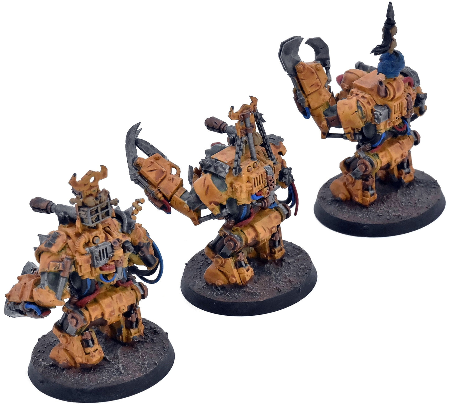ORKS 3 Meganobz #1 WELL PAINTED Warhammer 40K 1954