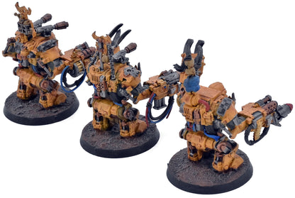 ORKS 3 Meganobz #1 WELL PAINTED Warhammer 40K 1954