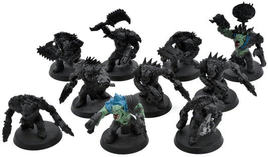 ORKS 10 Beast Snagga Boyz #1 Warhammer 40K 1978