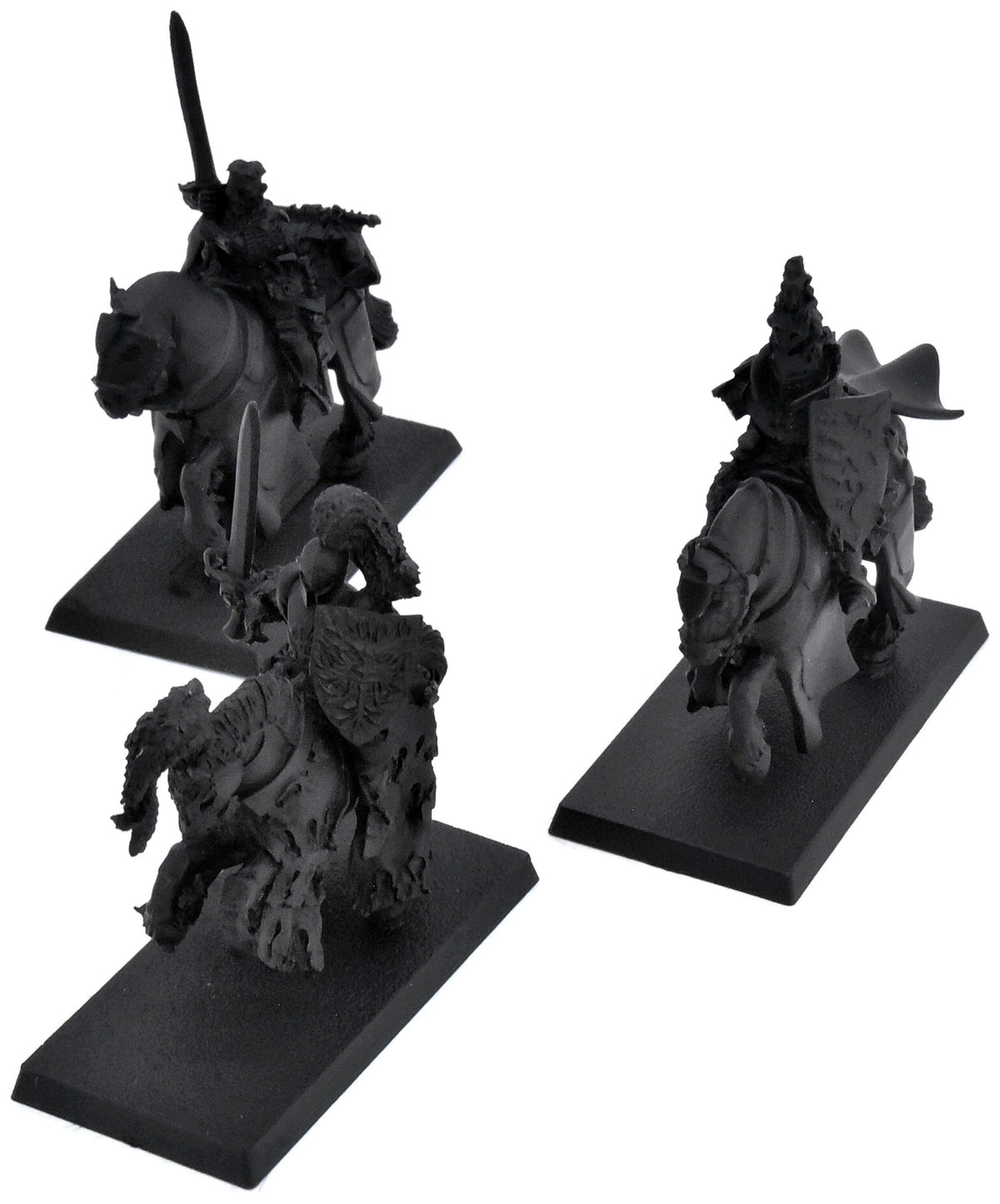 KINGDOM OF BRETONNIA 3 Questing Knights #1 Green knight, missing 1 arm 5902