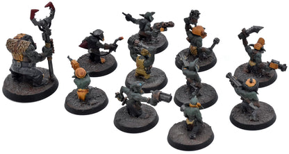 ORKS 11 Gretchin With Runtherd #2 WELL PAINTED Warhammer 40K 2043
