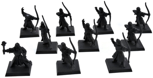 KINGDOM OF BRETONNIA 10 Peasant Bowman #2 Warhammer Fantasy 5926