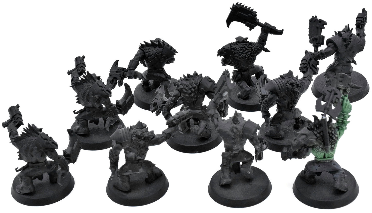 ORKS 10 Beast Snagga Boyz #2 Warhammer 40K 2074