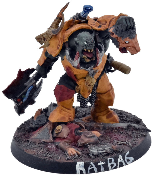 ORKS Warboss #5 WELL PAINTED CONVERTED Warhammer 40K 2128