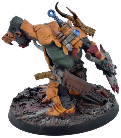 ORKS Warboss #5 WELL PAINTED CONVERTED Warhammer 40K 2128