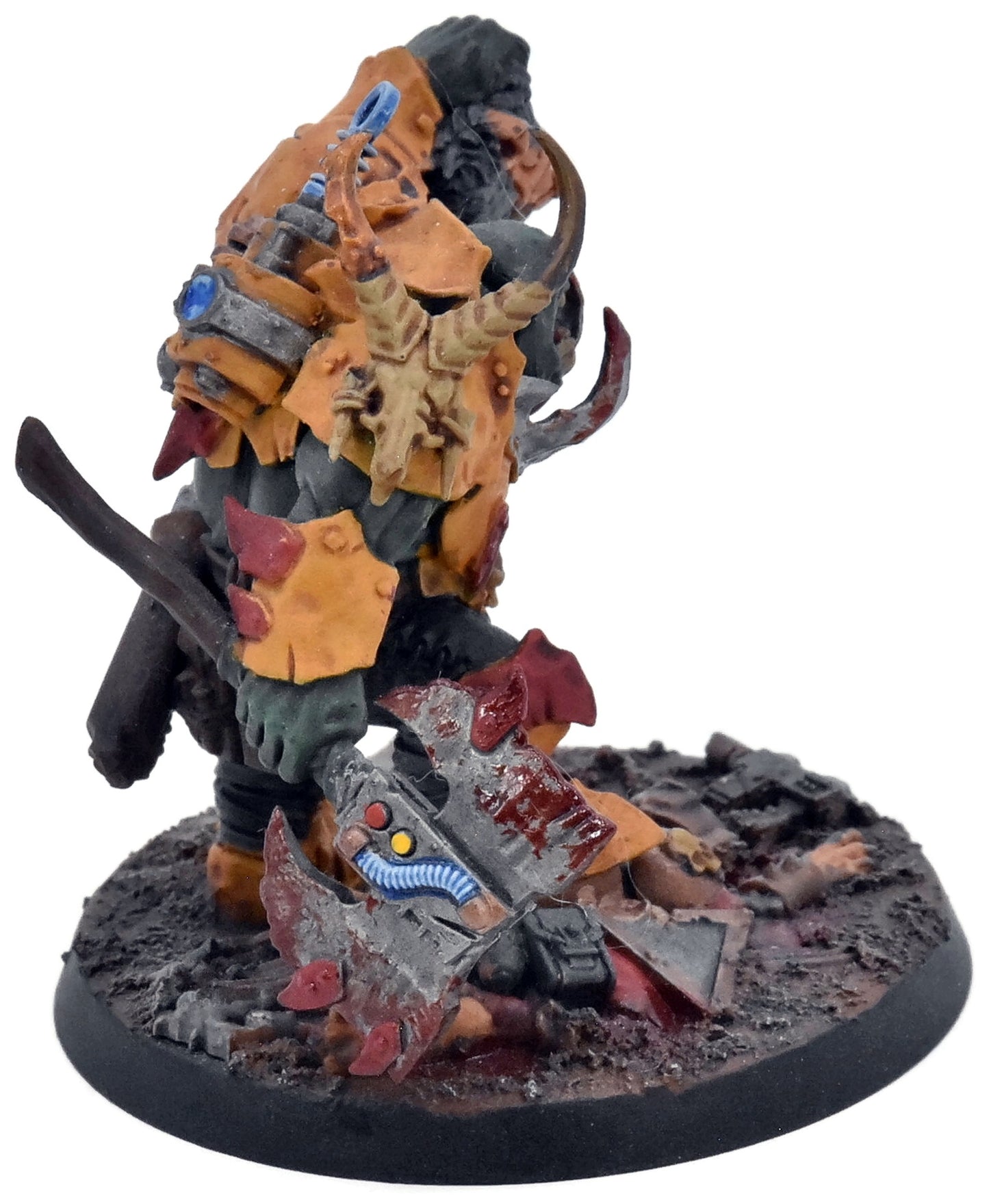 ORKS Warboss #5 WELL PAINTED CONVERTED Warhammer 40K 2128