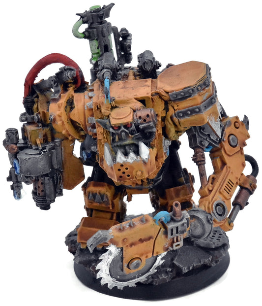 ORKS Ork Big Mek In Mega Armour #1 WELL PAINTED Warhammer 40K 2142