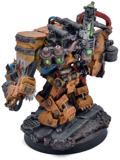 ORKS Ork Big Mek In Mega Armour #1 WELL PAINTED Warhammer 40K 2142