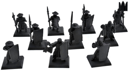 KINGDOM OF BRETONNIA 10 Men-At-Arms #3 Warhammer Fantasy 6022
