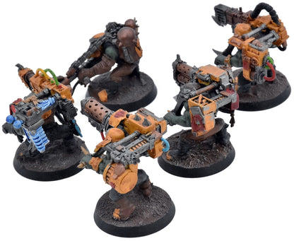 ORKS 5 Ork Lootas #1 WELL PAINTED Warhammer 40K 2197