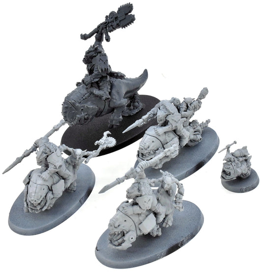 ORKS 4 Squighog Boyz #3 Warhammer 40K 2210