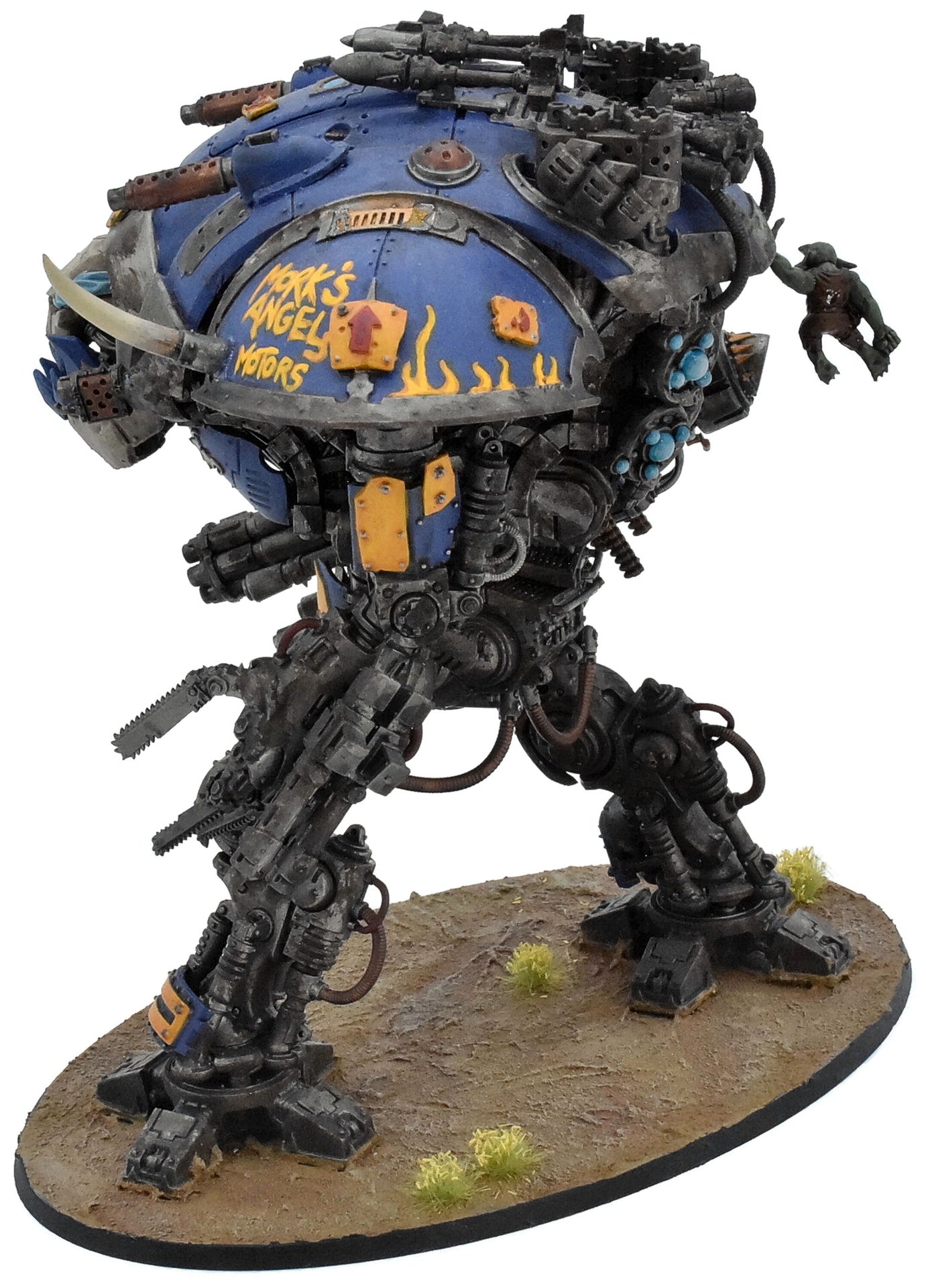 ORKS Ork Imperial Knight Gallant #1 PRO PAINTED CONVERTED Warhammer 40K 2234