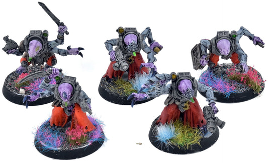 GENESTEALER CULTS 5 Acolyte Hybrids Metamorphs #1 WELL PAINTED 40K 2272