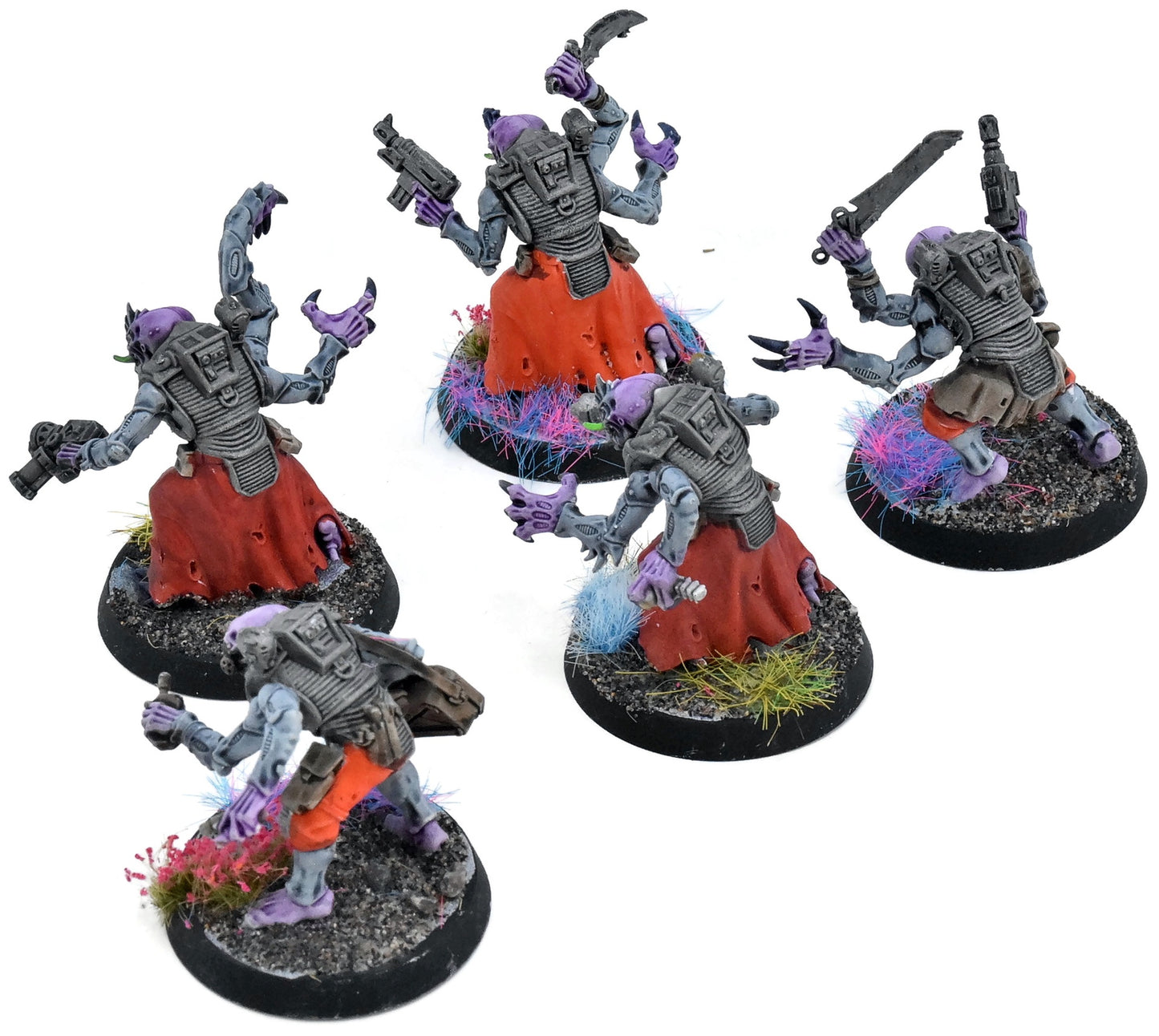 GENESTEALER CULTS 5 Acolyte Hybrids Metamorphs #1 WELL PAINTED 40K 2272