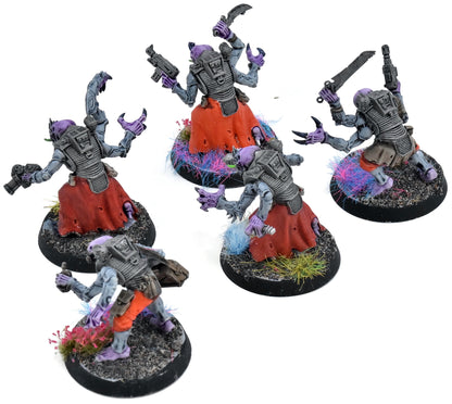 GENESTEALER CULTS 5 Acolyte Hybrids Metamorphs #1 WELL PAINTED 40K 2272