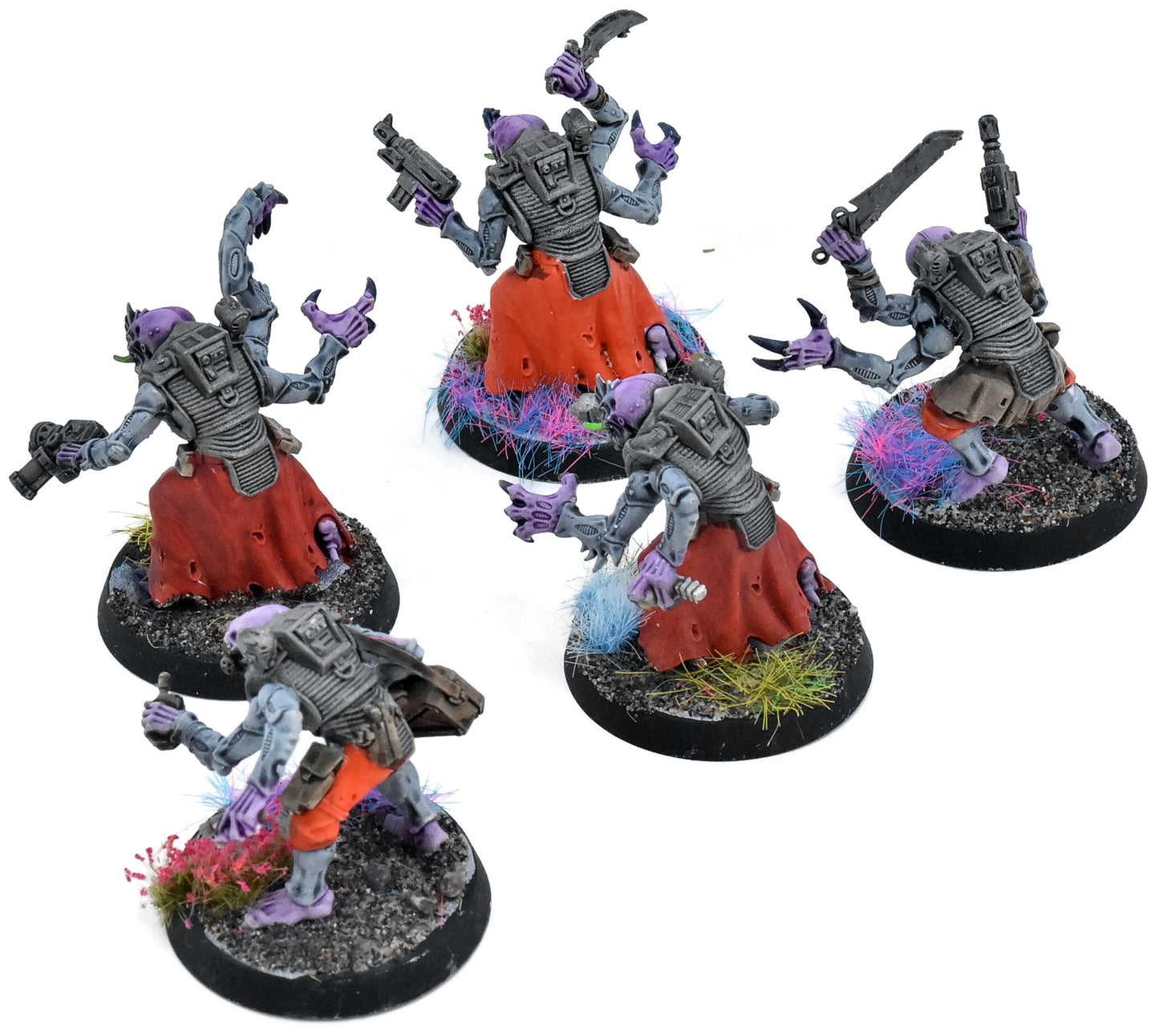 GENESTEALER CULTS 5 Acolyte Hybrids Metamorphs #1 WELL PAINTED 40K 2272
