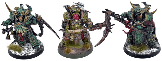 DEATH GUARD 3 Deathshroud Bodyguard #1 WELL PAINTED Warhammer 40K 2289