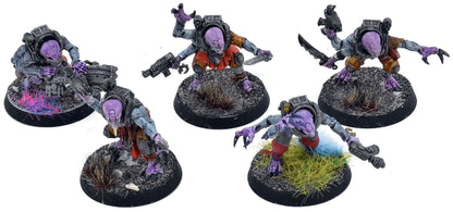 GENESTEALER CULTS 5 Acolyte Hybrids Metamorphs #2 WELL PAINTED 40K 2364