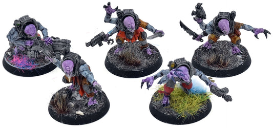 GENESTEALER CULTS 5 Acolyte Hybrids Metamorphs #2 WELL PAINTED 40K 2364