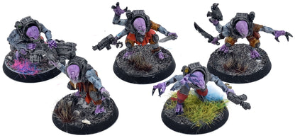 GENESTEALER CULTS 5 Acolyte Hybrids Metamorphs #2 WELL PAINTED 40K 2364