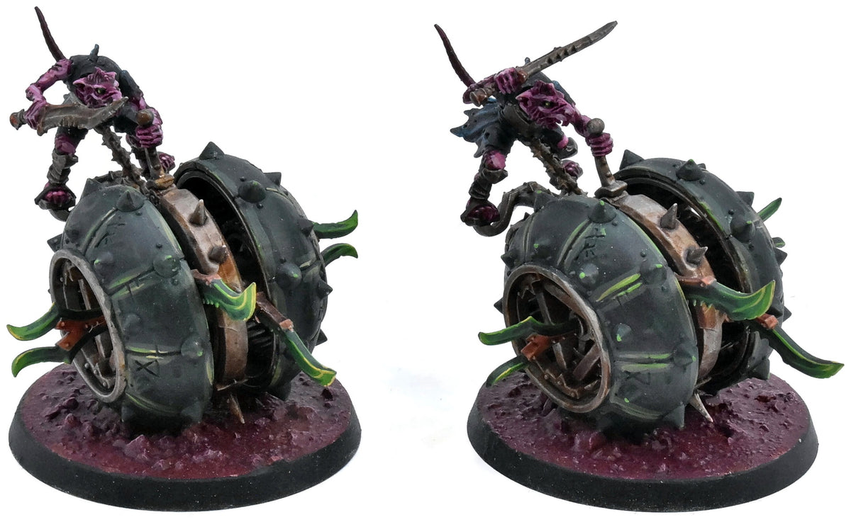 SKAVEN 2 Skaven Doom-Flayers #1 PRO PAINTED Sigmar 6251