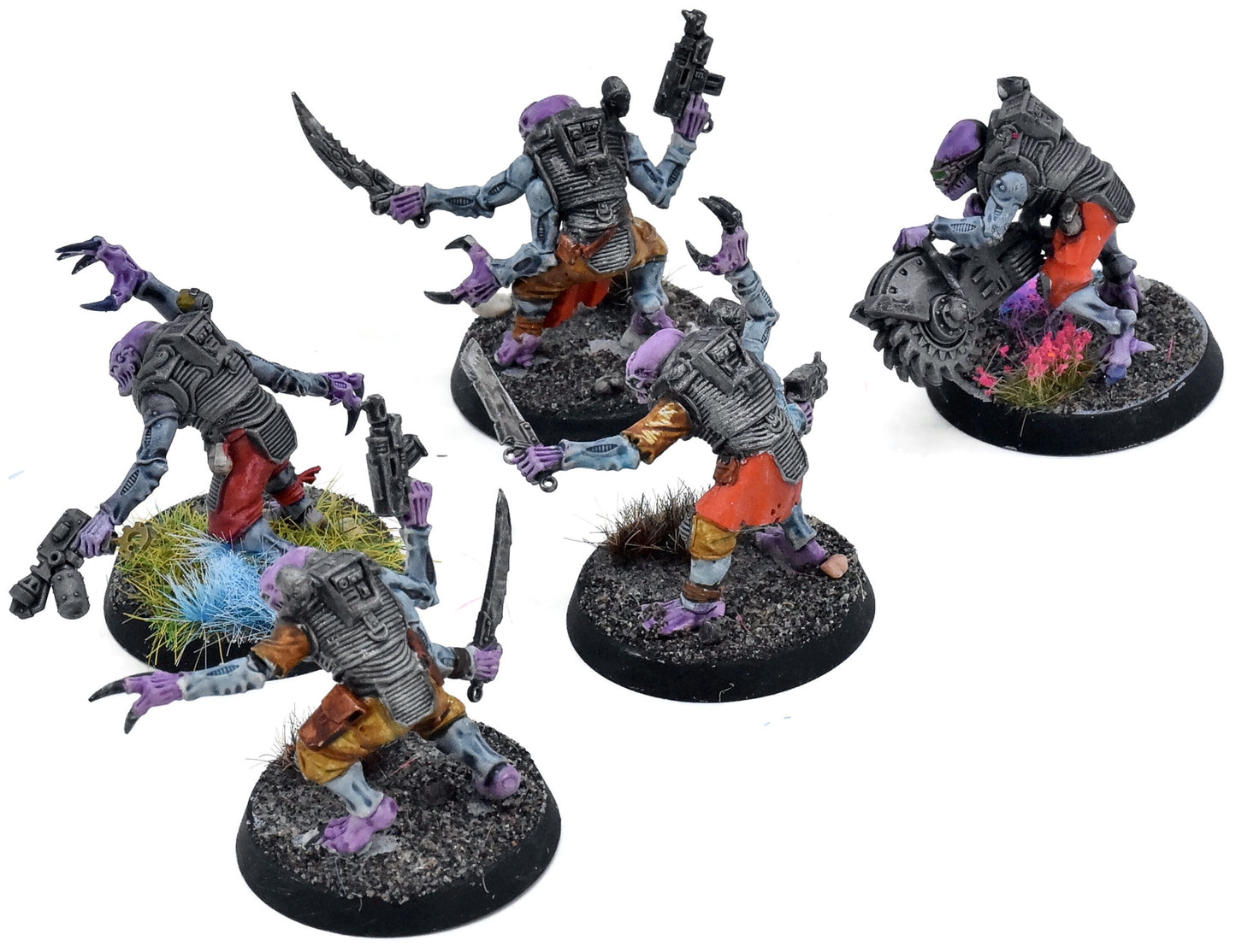GENESTEALER CULTS 5 Acolyte Hybrids Metamorphs #2 WELL PAINTED 40K 2364