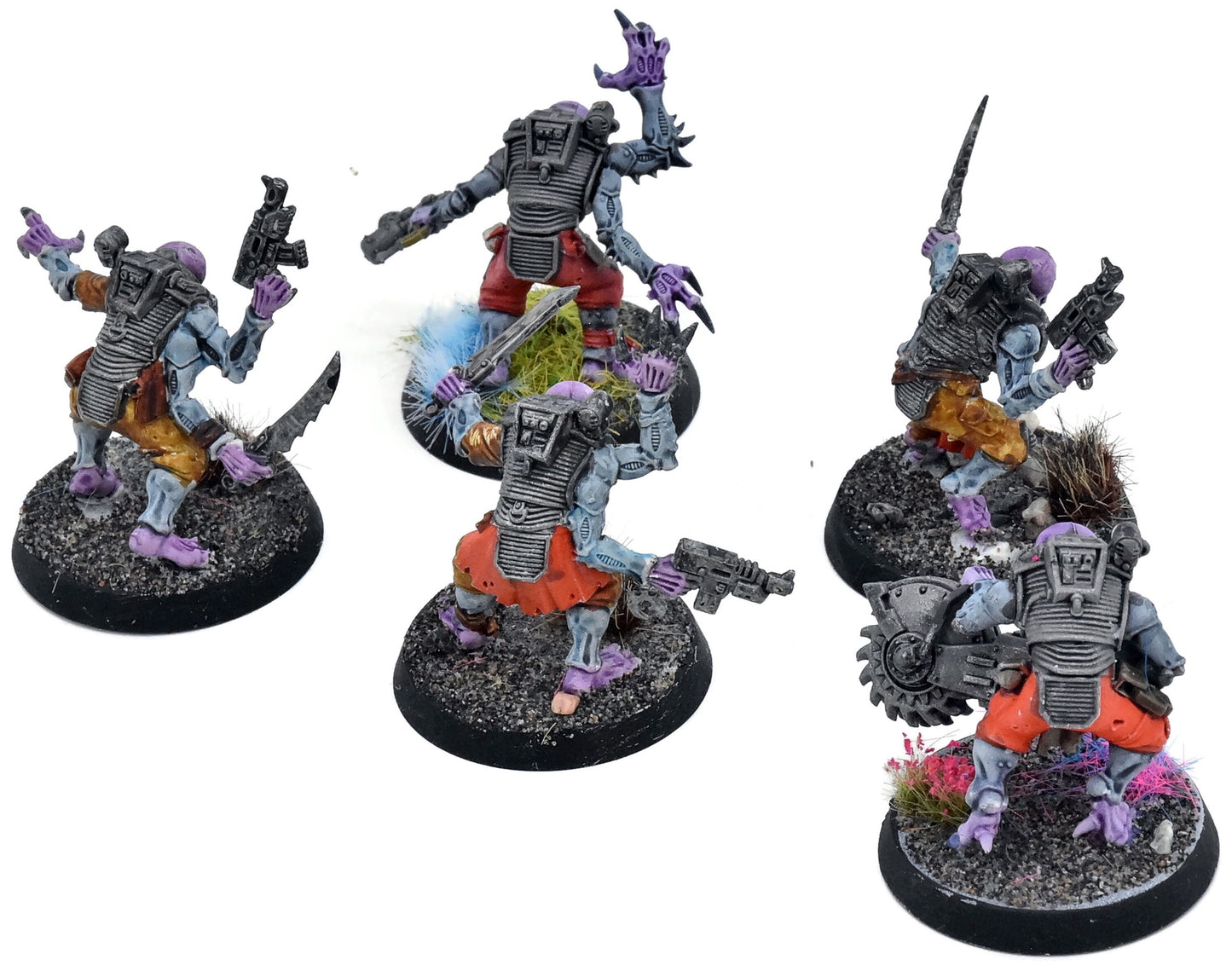 GENESTEALER CULTS 5 Acolyte Hybrids Metamorphs #2 WELL PAINTED 40K 2364