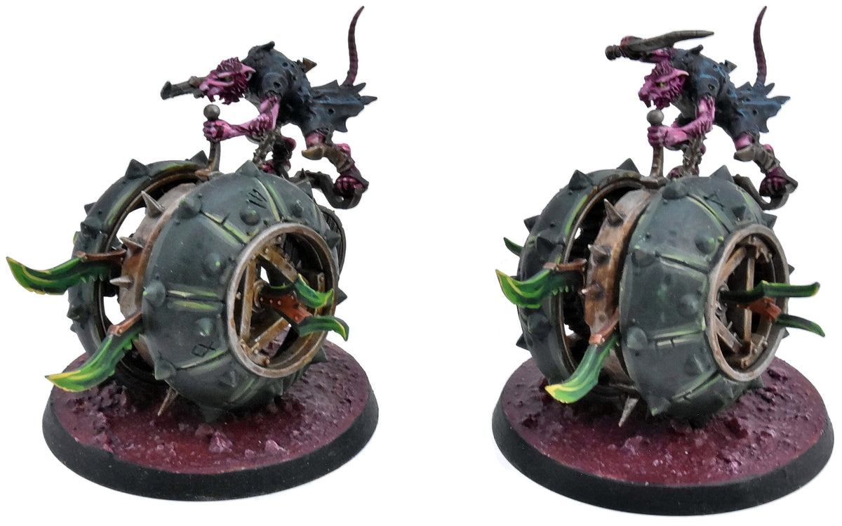 SKAVEN 2 Skaven Doom-Flayers #1 PRO PAINTED Sigmar 6251