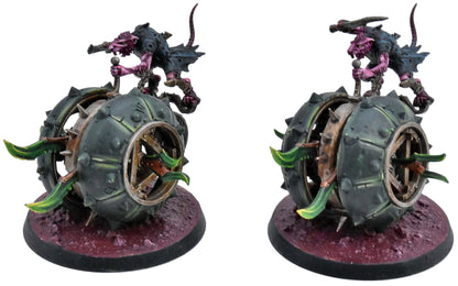 SKAVEN 2 Skaven Doom-Flayers #1 PRO PAINTED Sigmar 6251
