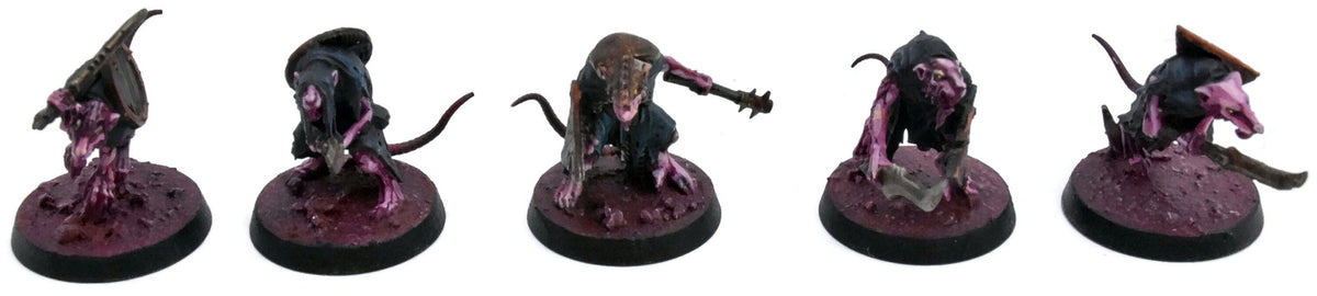 SKAVEN 20 Clanrats #1 PRO PAINTED Warhammer Fantasy 6275