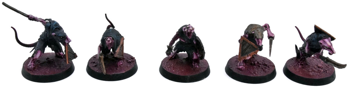SKAVEN 20 Clanrats #1 PRO PAINTED Warhammer Fantasy 6275